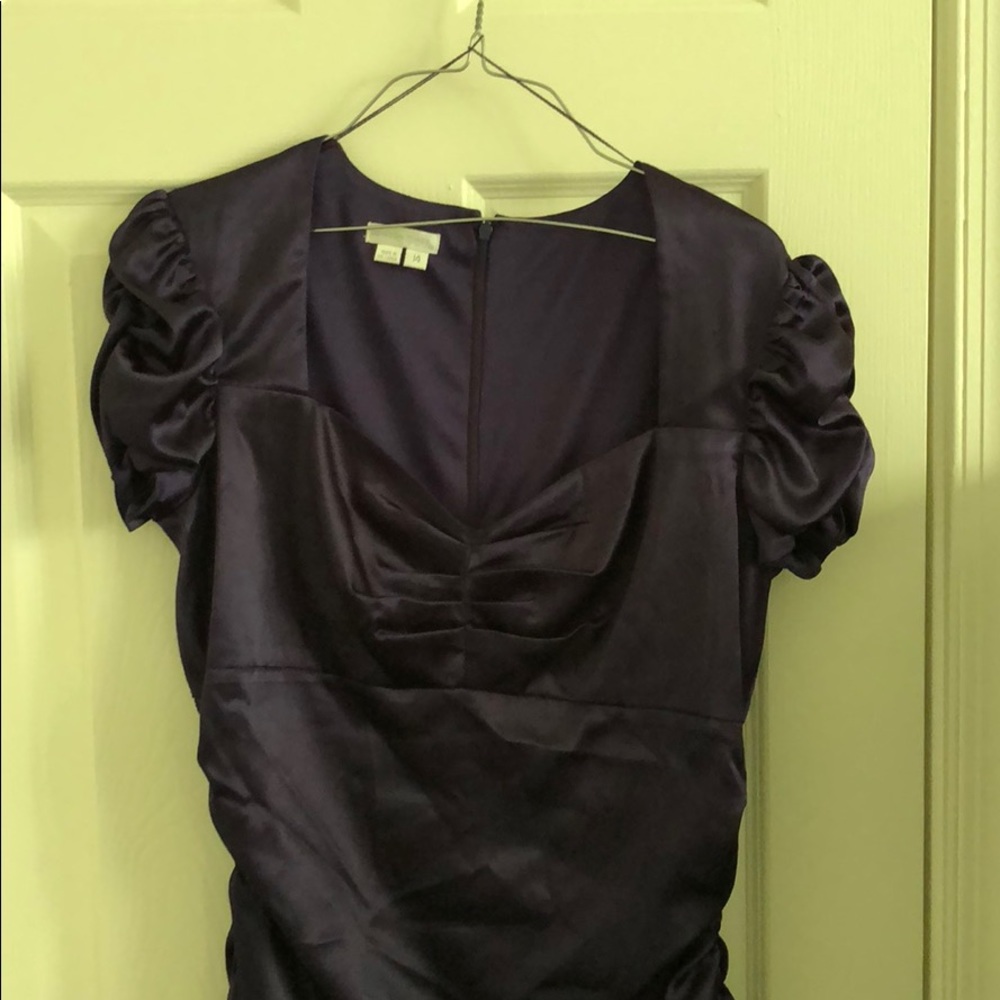 Brand new with out tags purple new length dress